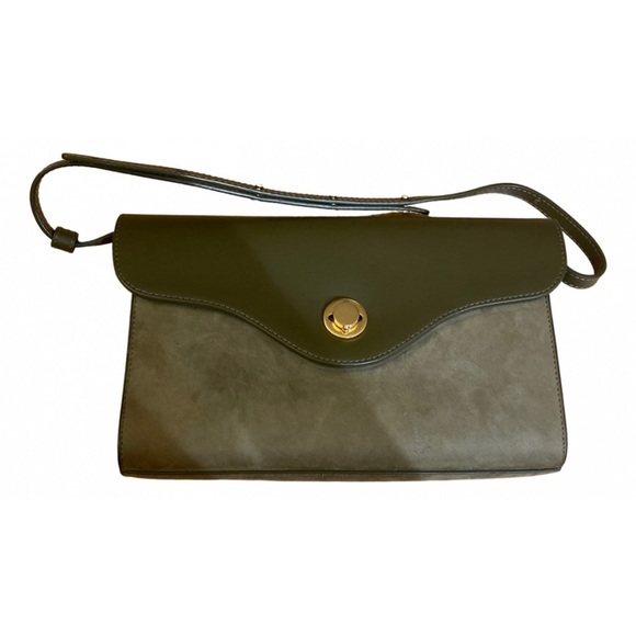 Mansur Gavriel Handbags - NWT Mansur Gabriel Green Suede Bag